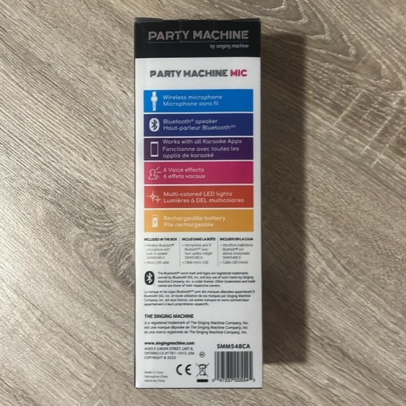 Singing Machine SMM548 Party Microphone - Picture 2 of 3